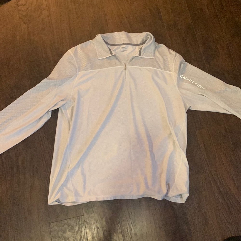 Calvin Klein polo long sleeve. size XL, mens